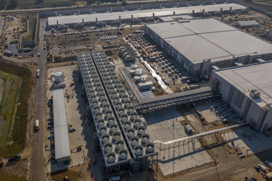 AI data center infrastructure supporting high-volume commerce workloads