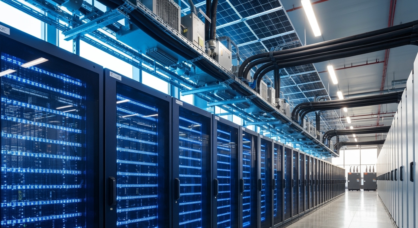 AI data center infrastructure supporting commerce platform workloads